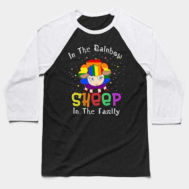 Gay Pride  LGBT Gay Lesbian Baseball T-Shirt by finchandrewf